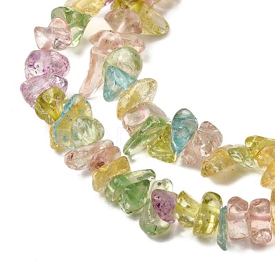 Crackle Glass Bead Strands LS-G-F328-18-1