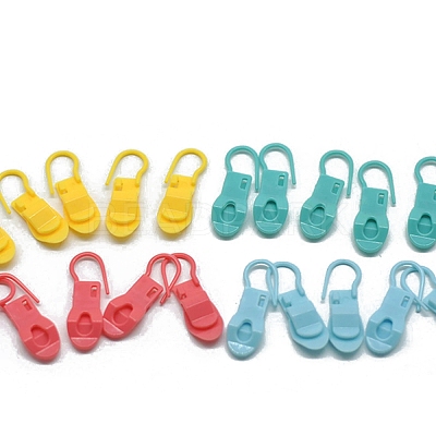 20Pcs 4 Colors Plastic Knittings Tool PW-WG943AA-01-1