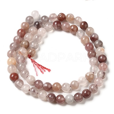Natural Strawberry Quartz Beads Strands G-H298-A03-02-1