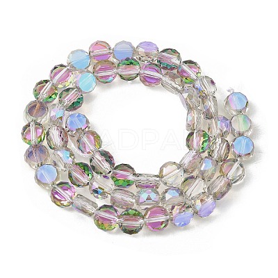 Electroplate Glass Beads Strands EGLA-L045-G-HR01-1