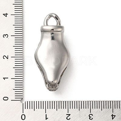 Non-Tarnish 304 Stainless Steel Pendant Rhinestone Settings STAS-Q252-27P-1