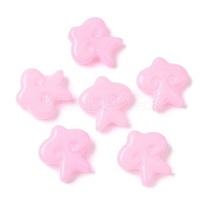 Baking Paint Glass Beads LAMP-D303-05C-1
