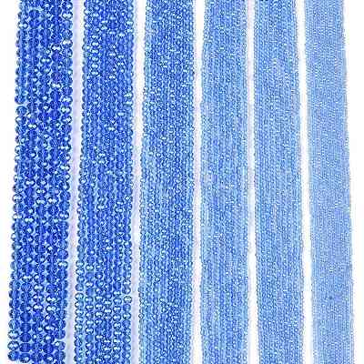 Electroplate Glass Beads Strands EGLA-A044-T8mm-A14-1