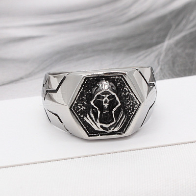 316L Surgical Stainless Steel Finger Rings for Men FS-WG2869D-05-1