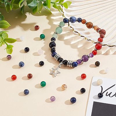 Natural & Synthetic Mixed Gemstone Beads G-OC0003-87A-1