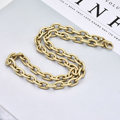 Iron Cable Chains Necklace Making MAK-N034-003B-MG-1