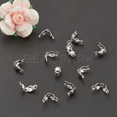 Tarnish Resistant 304 Stainless Steel Bead Tips X-STAS-G127-06P-1