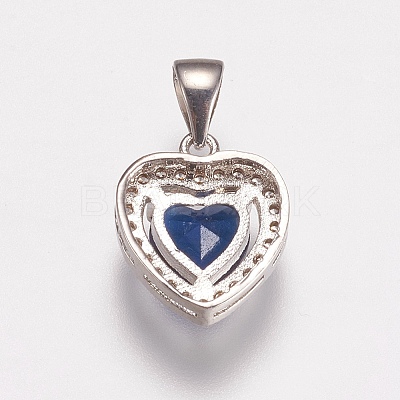 Brass Micro Pave Cubic Zirconia Charms LS-ZIRC-E143-58A-P-1