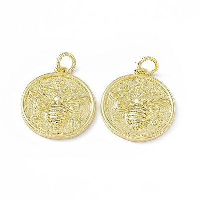 Rack Plating Brass Pendants KK-B065-21G-1
