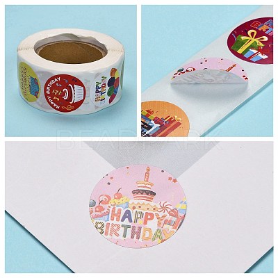 Self-Adhesive Paper Stickers LS-DIY-K027-D10-1