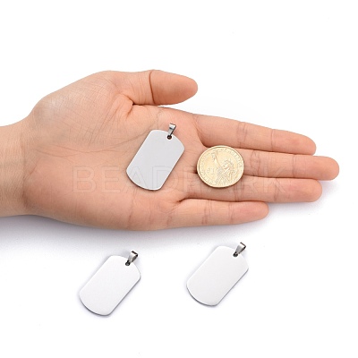 Tarnish Resistant 201 Stainless Steel Pendants STAS-S105-T590-22-1-1