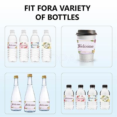 1 Bag Self-Adhesive Plastic Labels Stickers DIY-CN0002-09D-1