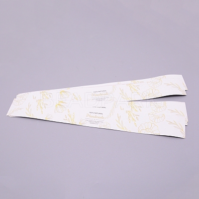 Handmade Soap Paper Tapes LS-DIY-WH0221-82D-1