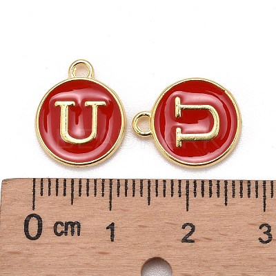 Golden Plated Alloy Enamel Charms LS-ENAM-S118-03U-1