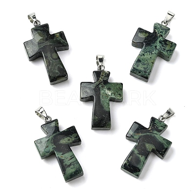 Natural Kambaba Jasper Pendants GG-K002-11I-1