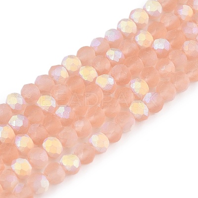 Transparent Glass Beads Strands LS-EGLA-A044-T3mm-MB21-1