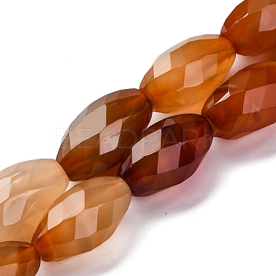 Natural Carnelian Beads Strands G-G177-A01-01-1