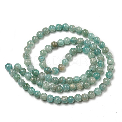 Natural Amazonite Beads Strands G-K068-03-4mm-01-1