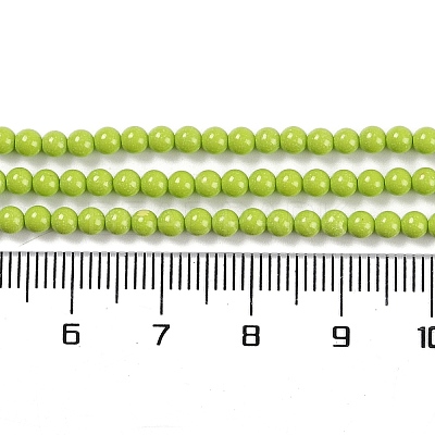Synthetic Turquoise Beads Strands G-U004-02C-1