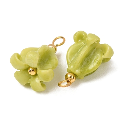 Dyed Synthetic Coral Pendants GG-CBAC295-01G-04-1