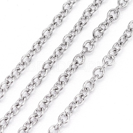 304 Stainless Steel Cable Chains CHS-F006-02A-P-1