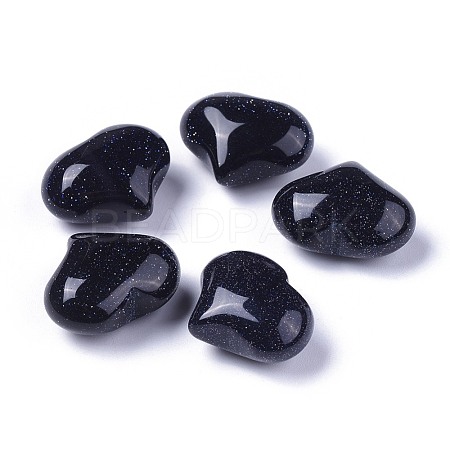 Synthetic Blue Goldstone Beads G-F659-A39-1