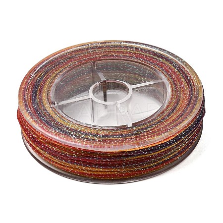 30M Gradient Color Round PET Waxed Thread OCOR-F018-02H-1