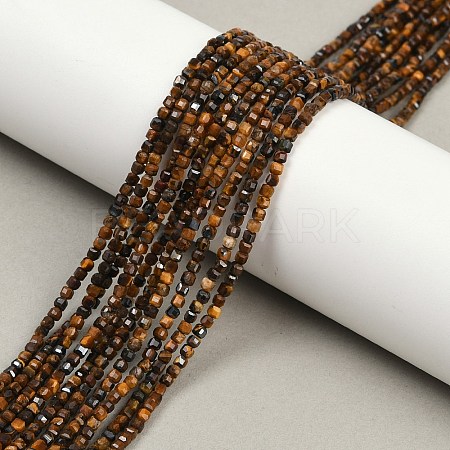 Natural Tiger Eye Beads Strands G-P457-B01-51-1