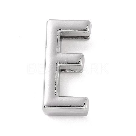 Alloy Letter Slide Charms FIND-A023-17E-1
