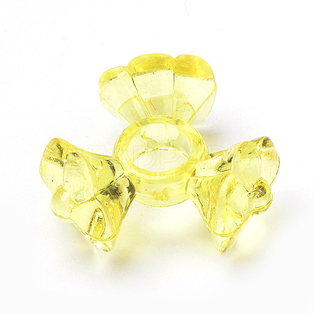 Transparent Acrylic Beads TACR-S124-09-1