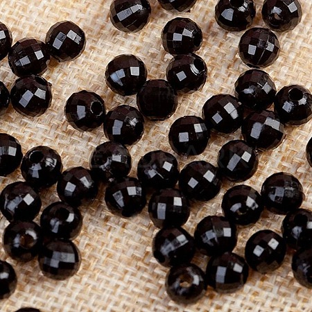 Transparent Acrylic Beads TACR-NH0001-F-05-1