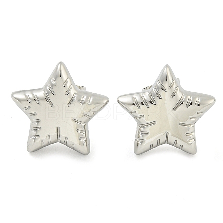 Non-Tarnish 304 Stainless Steel Stud Earrings for Women EJEW-S227-36P-1