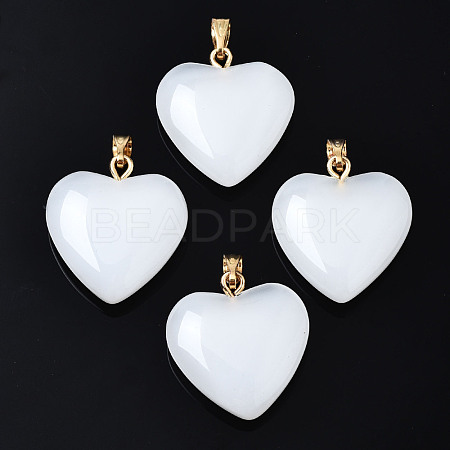Spray Painted Glass Pendants GLAA-N035-016-A02-A-1