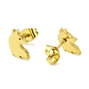 Cute Little Animal Theme 304 Stainless Steel Stud Earrings LS-EJEW-B041-03G-G-2