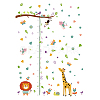 PVC Height Growth Chart Wall Sticker DIY-WH0232-002-1