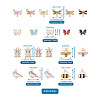 44Pcs 22 Style Alloy Enamel Charms ENAM-CW0001-09-5