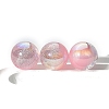 30Pcs Gradient Color Opaque Resin Beads PW-WG675F3-08-3