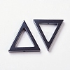 Valentines Day Gift Ideas for Boyfriend Non-Magnetic Synthetic Hematite Triangle Pendants X-IMP001-2