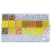 DIY 28 Style Resin & Acrylic & ABS Beads Jewelry Making Finding Kit DIY-NB0012-03H-1