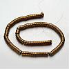 Electroplate Non-magnetic Synthetic Hematite Beads Strands G-F300-17C-03-2
