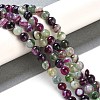 Natural Striped Agate/Banded Agate Beads Strands X-G-Z060-A01-A21-5