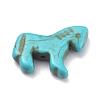 Synthetic Turquoise Dyed Horse Beads G-B015-02-2