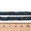 AB Color Plated Opaque Glass Beads Strands GLAA-T026-3x6mm-P16-4