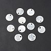 Natural Capiz Shell Charms X-BSHE-G029-15-1