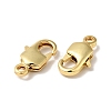 Brass Lobster Claw Clasps KK-J301-22G-3