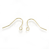 Brass Earring Hooks KK-S348-217-2
