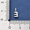925 Sterling Silver with Cubic Zirconia Charms STER-Q004-01E-S-3