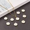 Initial Letter A~Z Alphabet Enamel Charms ENAM-X0018-07-6