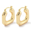 Brass Hoop Earrings EJEW-H301-02G-08-1