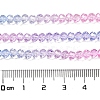 Transparent Painted Glass Beads Strands X1-DGLA-A034-T4mm-A08-3
